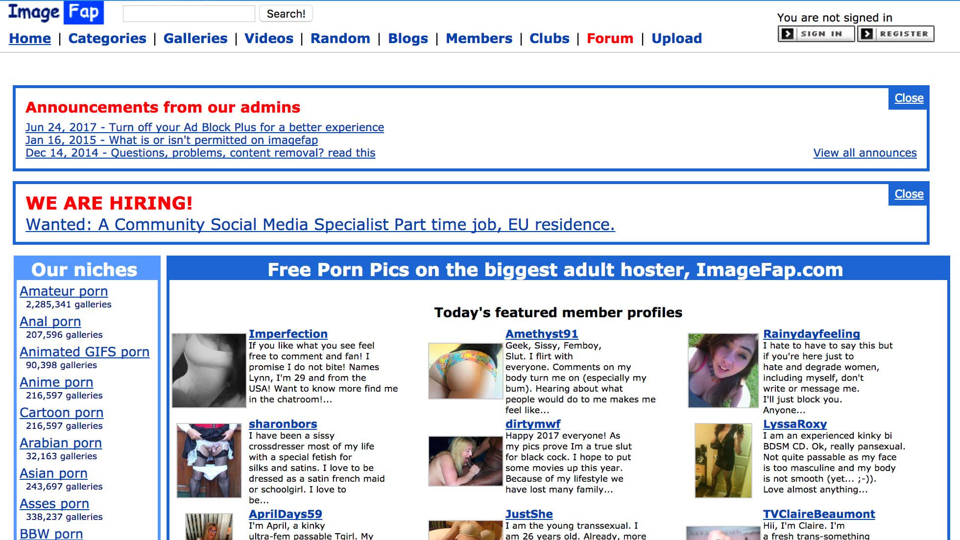 Top 12 Sites like imagefap. 