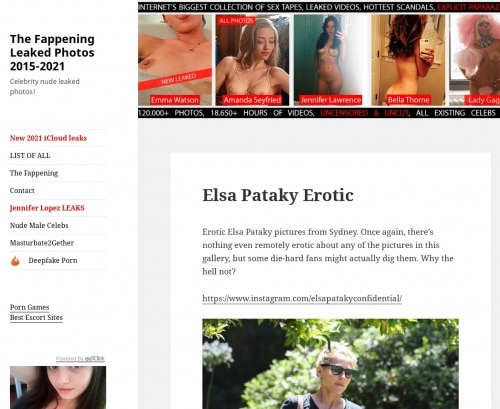 Porn Site Celebrity