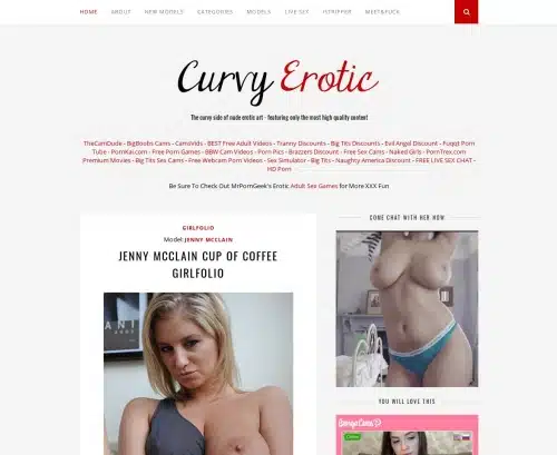 A Review Screenshot of CurvyErotic