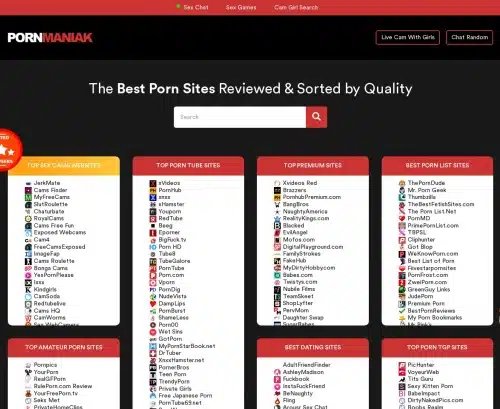 Review screenshot Pornmaniak.com