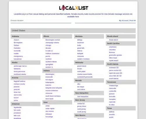 Review screenshot Localxlist.org