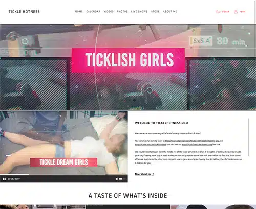 Review screenshot Ticklehotness.com