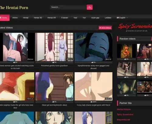 A Review Screenshot of TheHentaiPorn