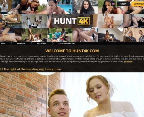 Review screenshot Hunt4k.com