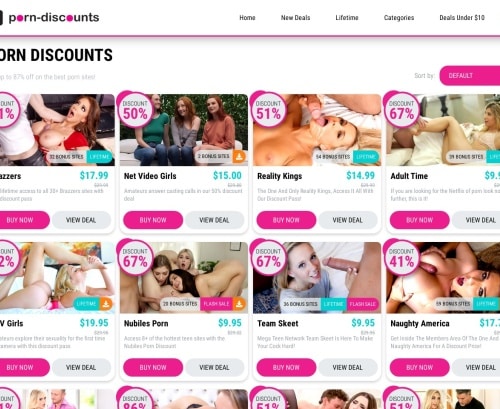 Review screenshot Porn-discounts.com