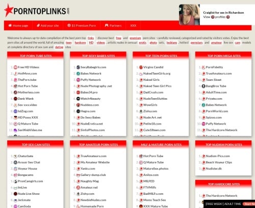 Review screenshot Porntoplinks.com