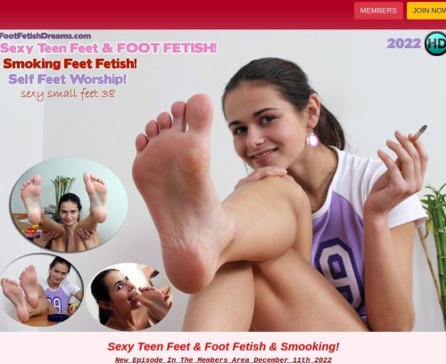 Review screenshot footfetishdreams.com