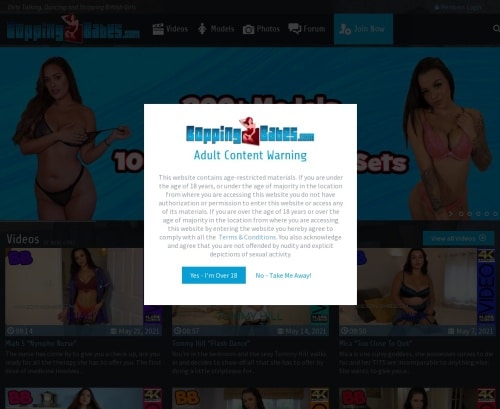 Review screenshot Boppingbabes.com