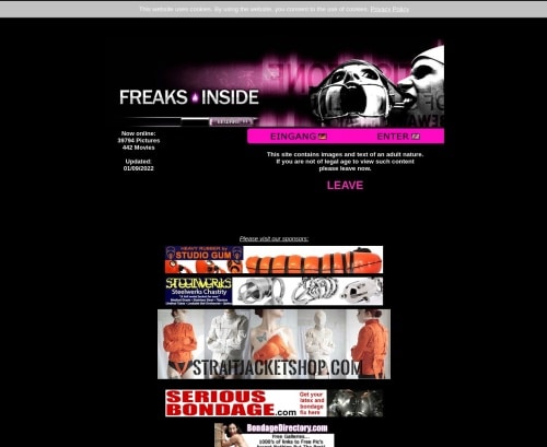 Review screenshot Freakinside.com