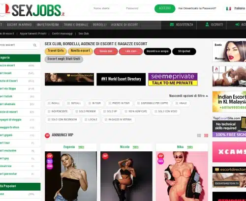 A Review Screenshot of Sexjobs.it