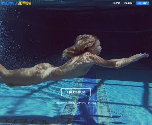 Review screenshot Underwatershow.com