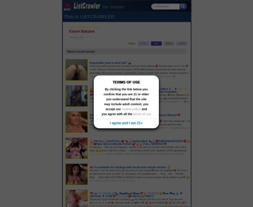 Review screenshot Listcrawler.com