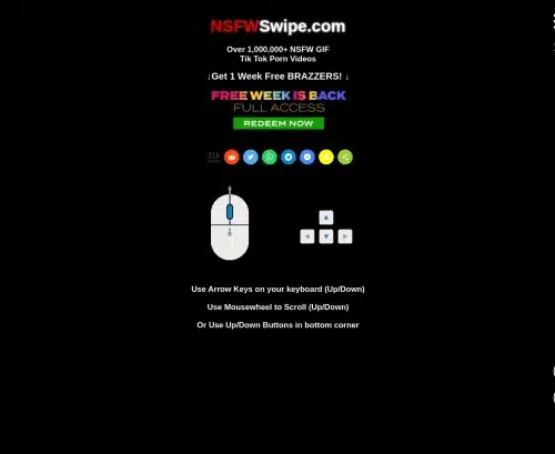 NSFWSwipe-ന്റെ ഒരു അവലോകന സ്ക്രീൻഷോട്ട്