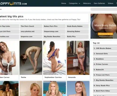En recensionsskärmbild av Big Tits Pics