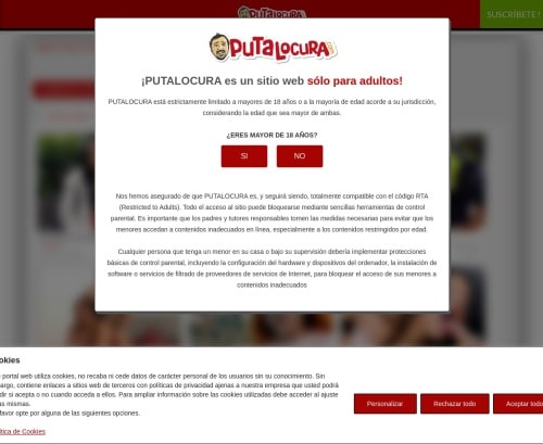 Review screenshot Putalocura.com