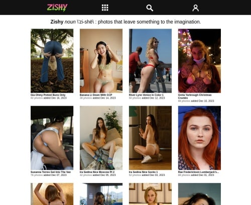 Review screenshot Zishy.com
