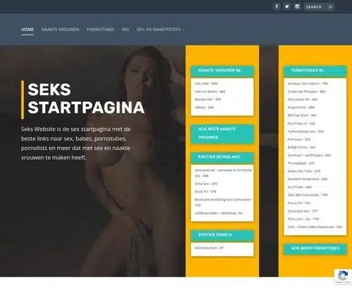 Ein Rezensions-Screenshot der Seks-Website