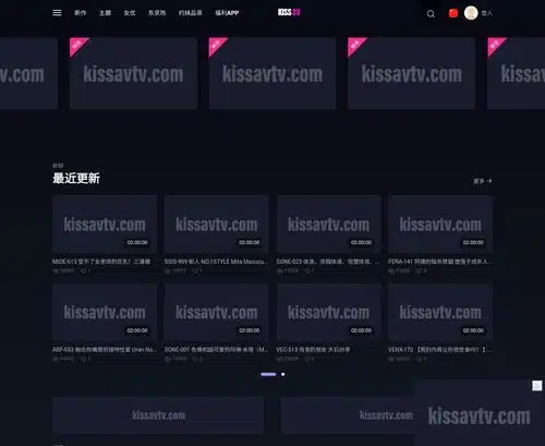 A Review Screenshot of KissAVTV