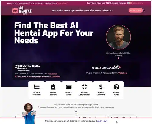 A Review Screenshot of AI Hentai Expert