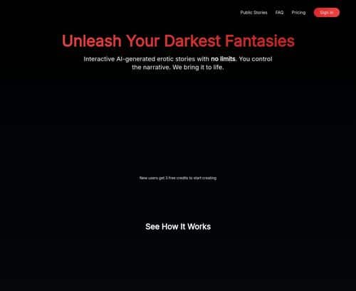 Review screenshot Aieroticsmut.com