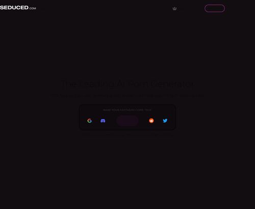 Review screenshot Seduced.com