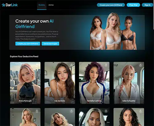 A Review Screenshot of Darlink AI