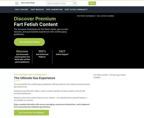 A Review Screenshot of FartLoversOnly