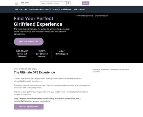 Review screenshot Gfeonly.com