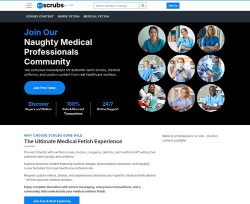 Review screenshot Scrubsgonewild.com