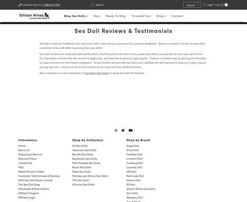 Review screenshot Siliconwives.com