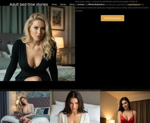 Review screenshot Adultbedtimestoriesxxx.com