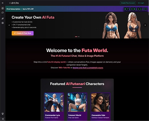 Review screenshot Drt.fm