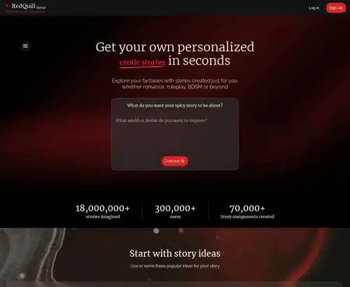 A Review Screenshot of RedQuill