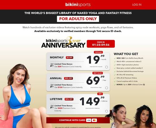 Review screenshot bikinisports.com