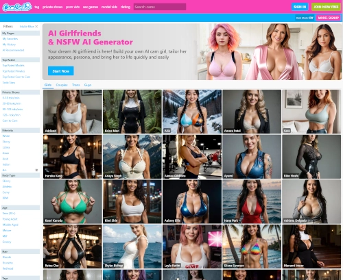 A Review Screenshot of Camsoda AI GF