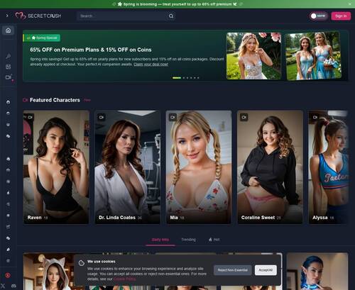 A Review Screenshot of SecretCrush