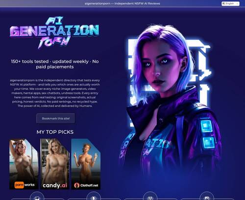 Screenshot from aigenerationporn.com for review purposes Review screenshot aigenerationporn.com