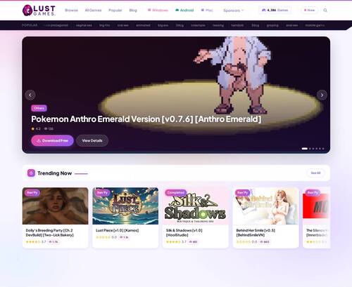 Screenshot from Lustgames.to for review purposes Review screenshot Lustgames.to
