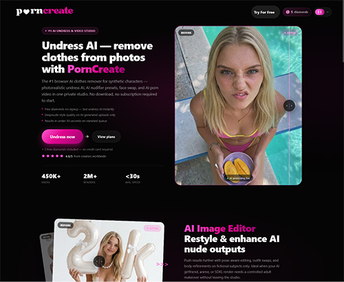 A Review Screenshot of PornCreate